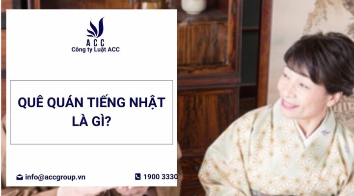 Quê quán tiếng Nhật là gì