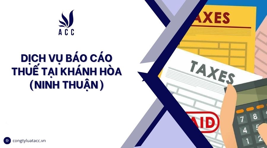 Dịch vụ báo cáo thuế tại Ninh Thuận