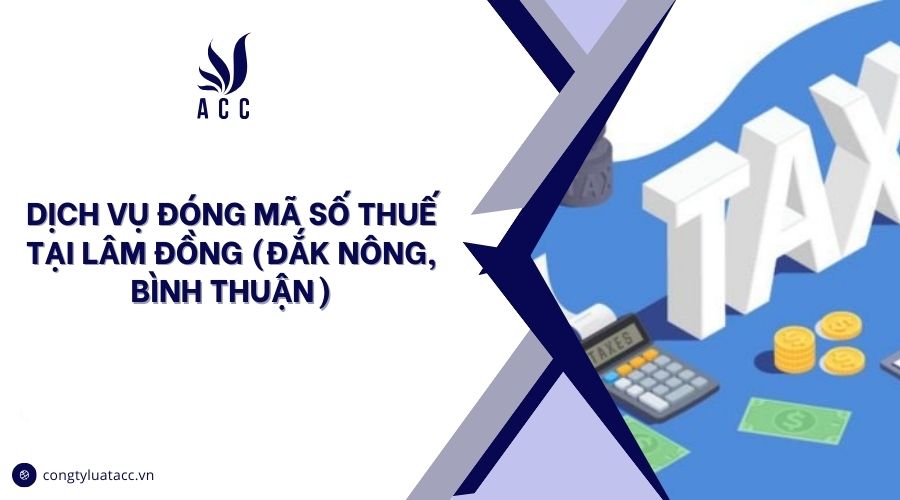 Dịch vụ đóng mã số thuế tại Lâm Đồng (Đắk Nông, Bình Thuận)