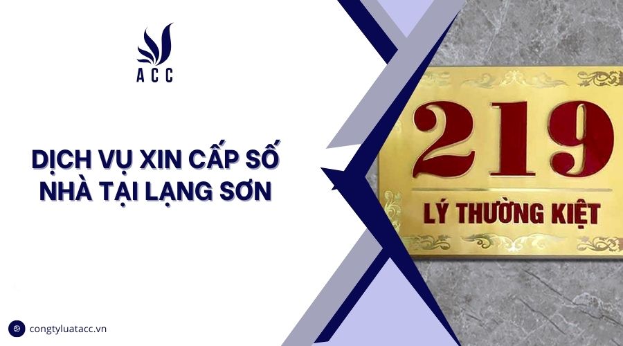 Dịch vụ xin cấp số nhà tại Lạng Sơn