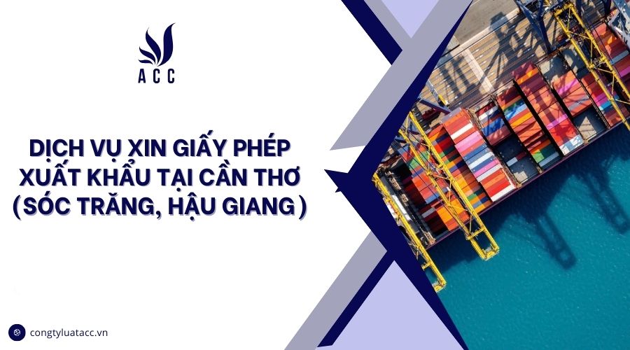 Dịch vụ xin giấy phép xuất khẩu tại Cần Thơ