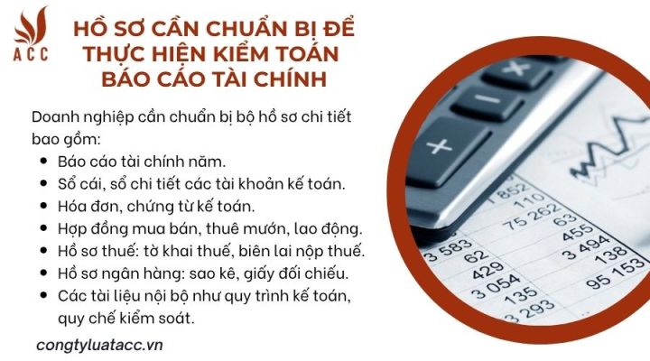 Hồ sơ cần chuẩn bị để thực hiện kiểm toán báo cáo tài chính