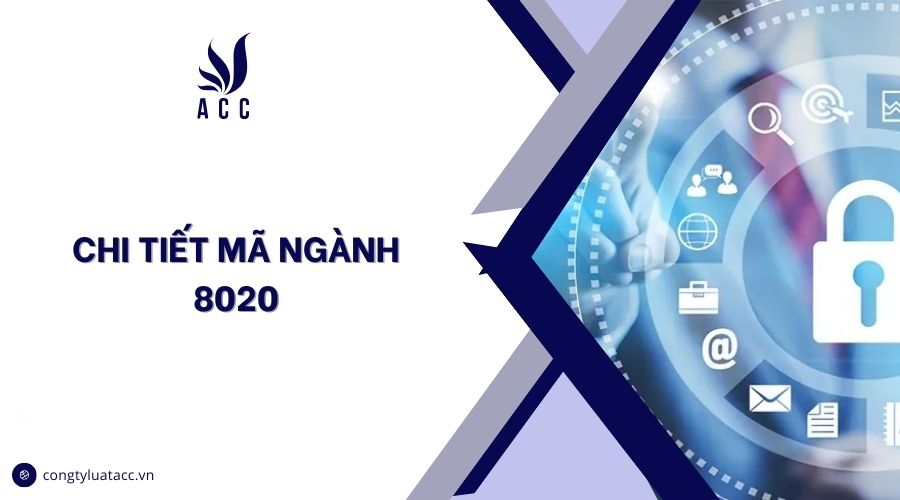 Chi tiết mã ngành 8020