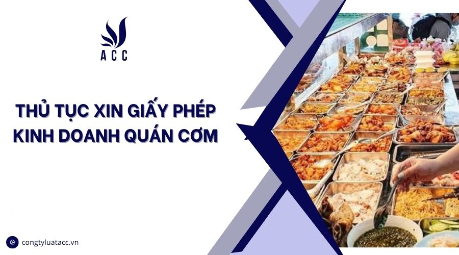 Thủ tục xin giấy phép kinh doanh quán cơm