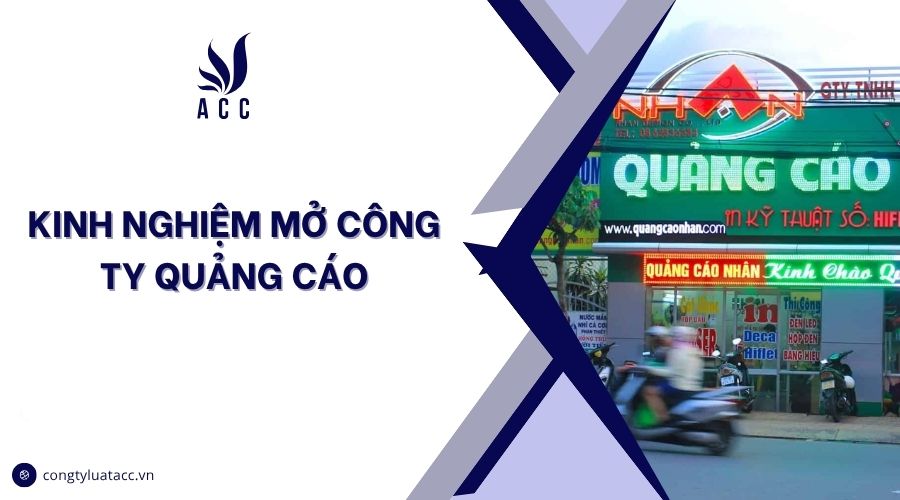 Kinh nghiệm mở công ty quảng cáo