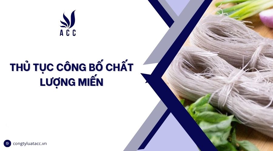 Thủ tục tự công bố miến