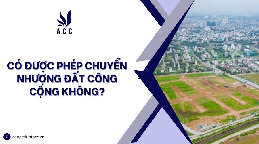 Có được phép chuyển nhượng đất công cộng không?