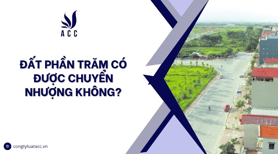 Đất phần trăm có được chuyển nhượng không?