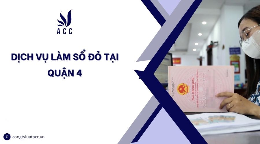 Dịch vụ làm sổ đỏ tại quận 4