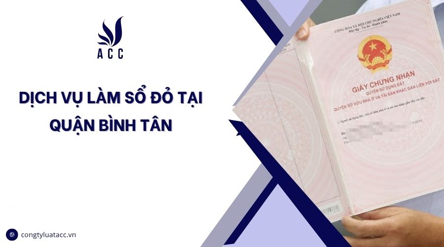 Dịch vụ làm sổ đỏ tại quận Bình Tân