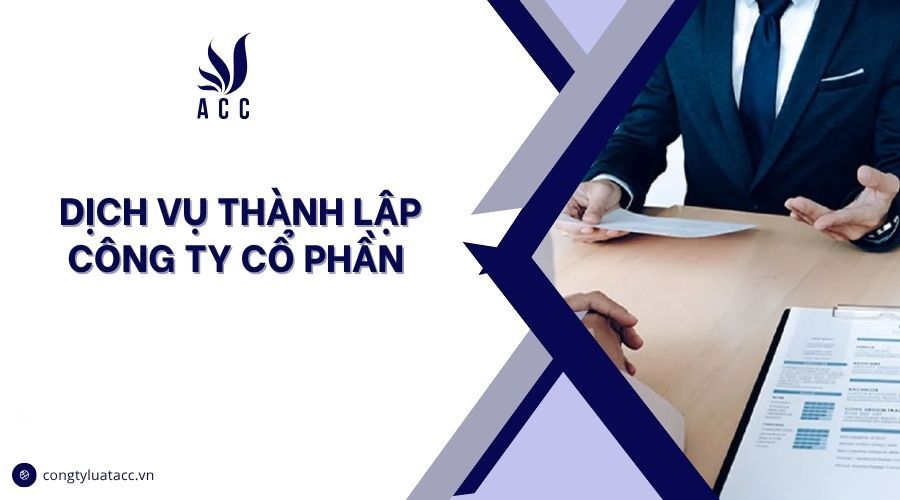 Dịch vụ thành lập công ty cổ phần