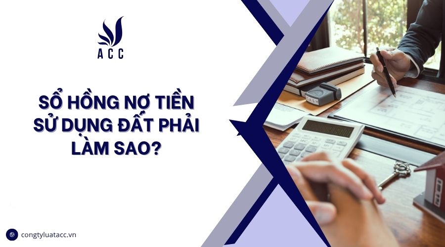 Sổ hồng nợ tiền sử dụng đất phải làm sao?