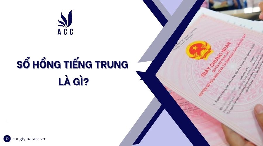 Sổ hồng tiếng trung là gì?