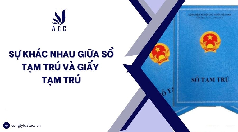 Sự khác nhau giữa sổ tạm trú và giấy tạm trú