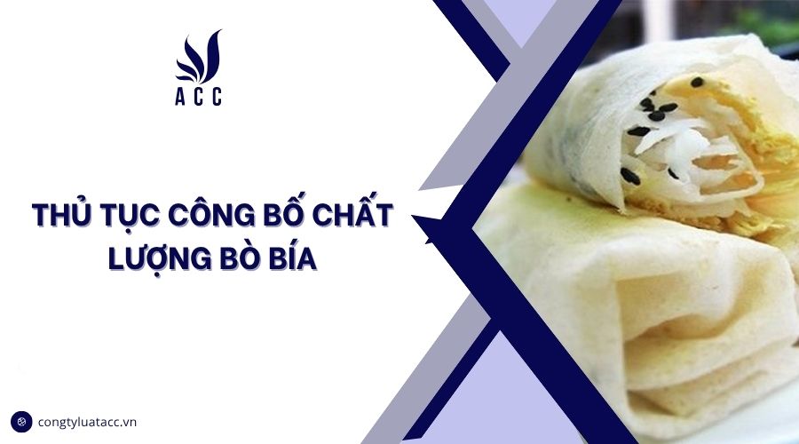 Thủ tục công bố chất lượng bò bía
