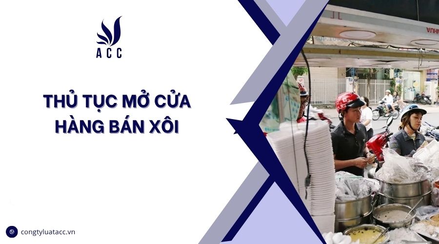 Thủ tục mở cửa hàng bán xôi