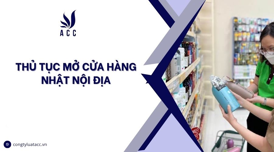 Thủ tục mở cửa hàng nhật nội địa