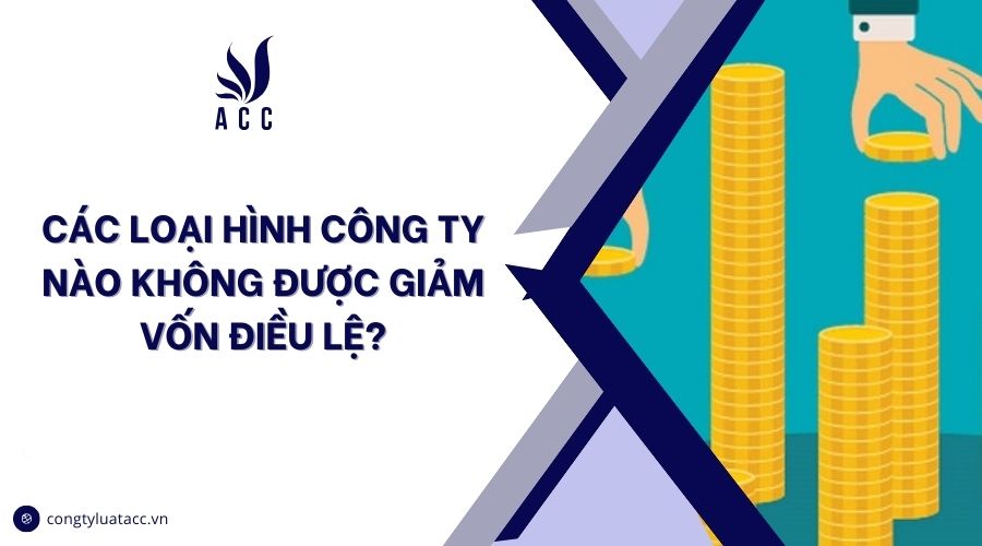 Các loại hình công ty nào không được giảm vốn điều lệ?