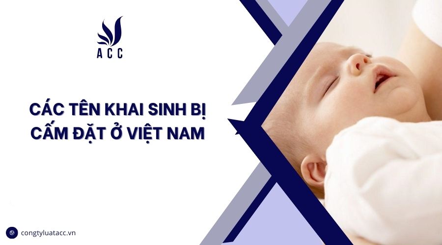 Các tên khai sinh bị cấm đặt ở Việt Nam
