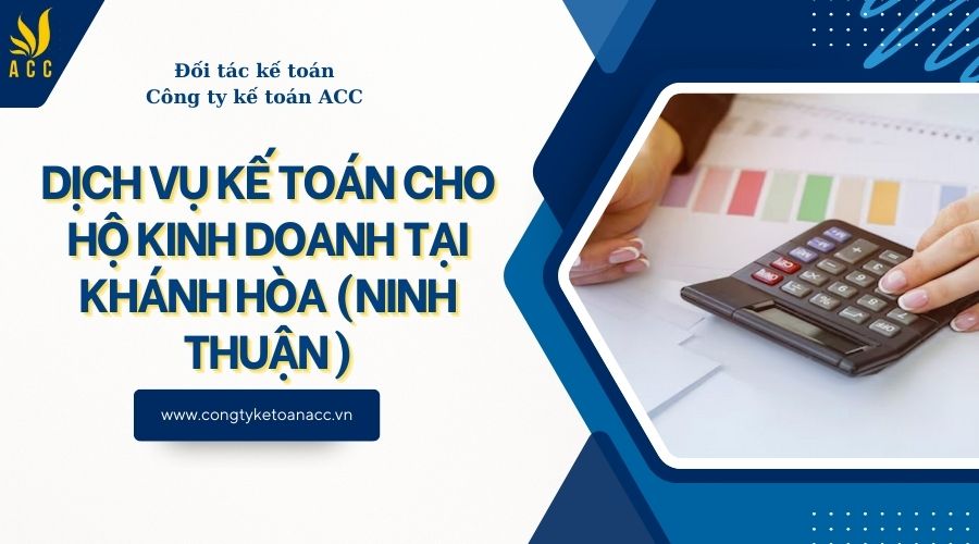 Dịch vụ kế toán tại Ninh Thuận