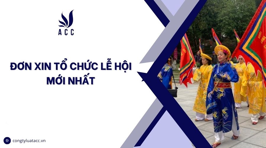Đơn xin tổ chức lễ hội mới nhất