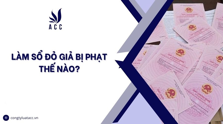 Làm sổ đỏ giả bị phạt thế nào?