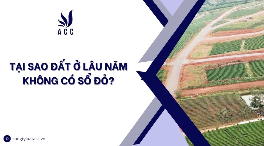 Tại sao đất ở lâu năm không có sổ đỏ?