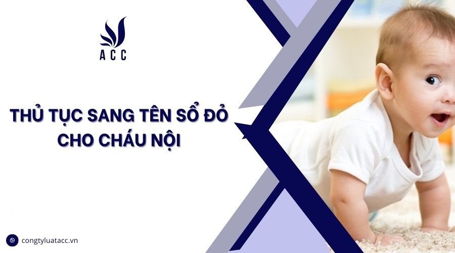 Thủ tục sang tên sổ đỏ cho cháu nội