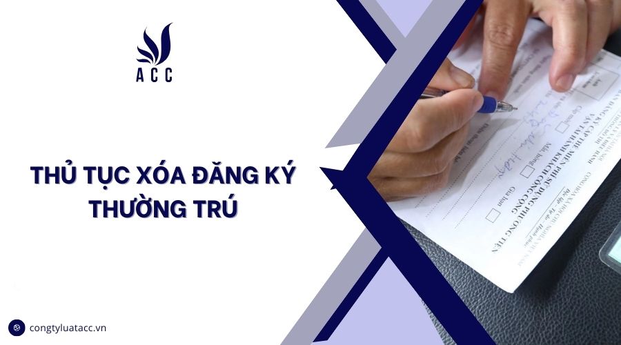 Thủ tục xóa đăng ký thường trú