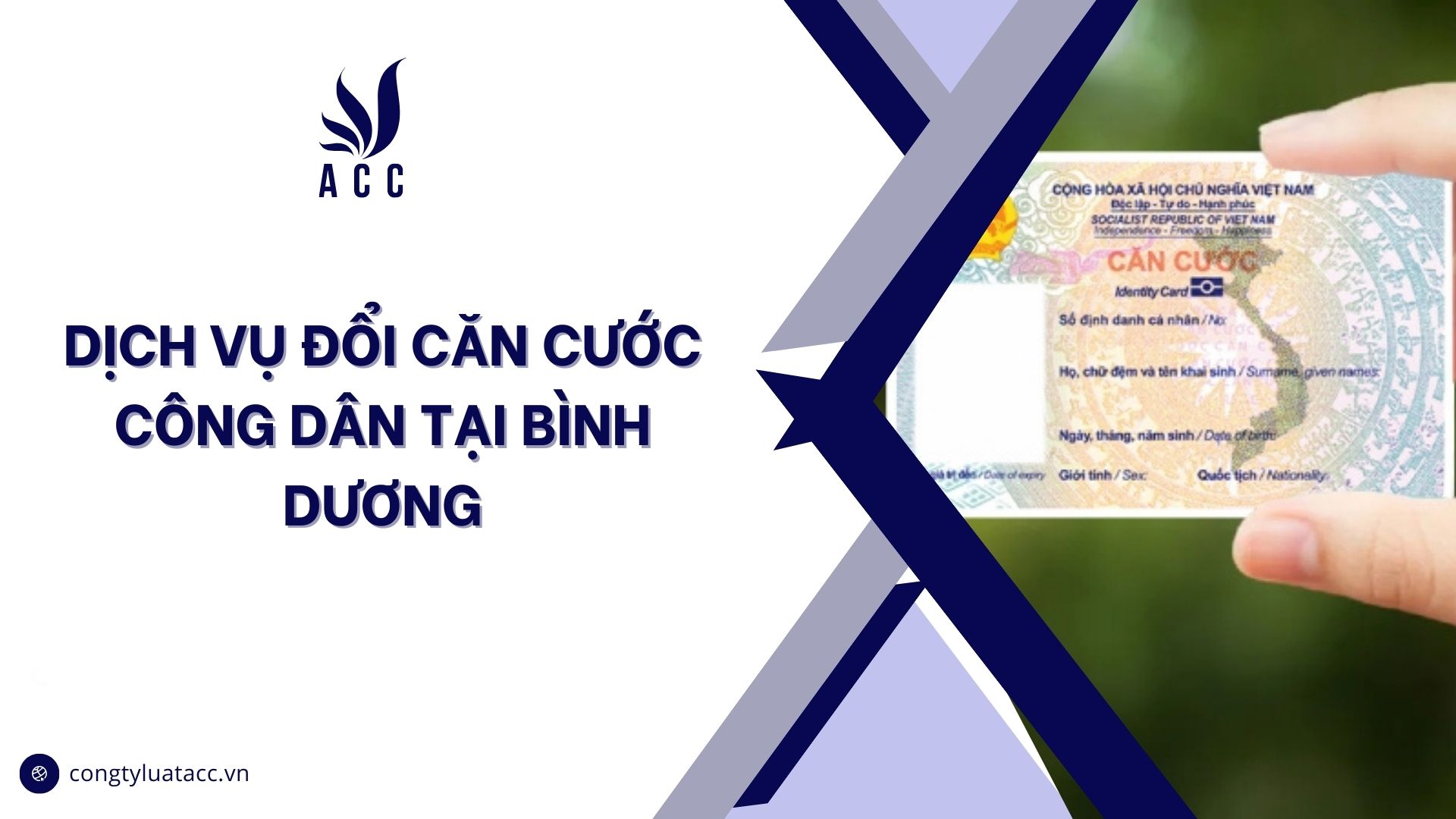 Dịch vụ đổi căn cước công dân tại Bình Dương