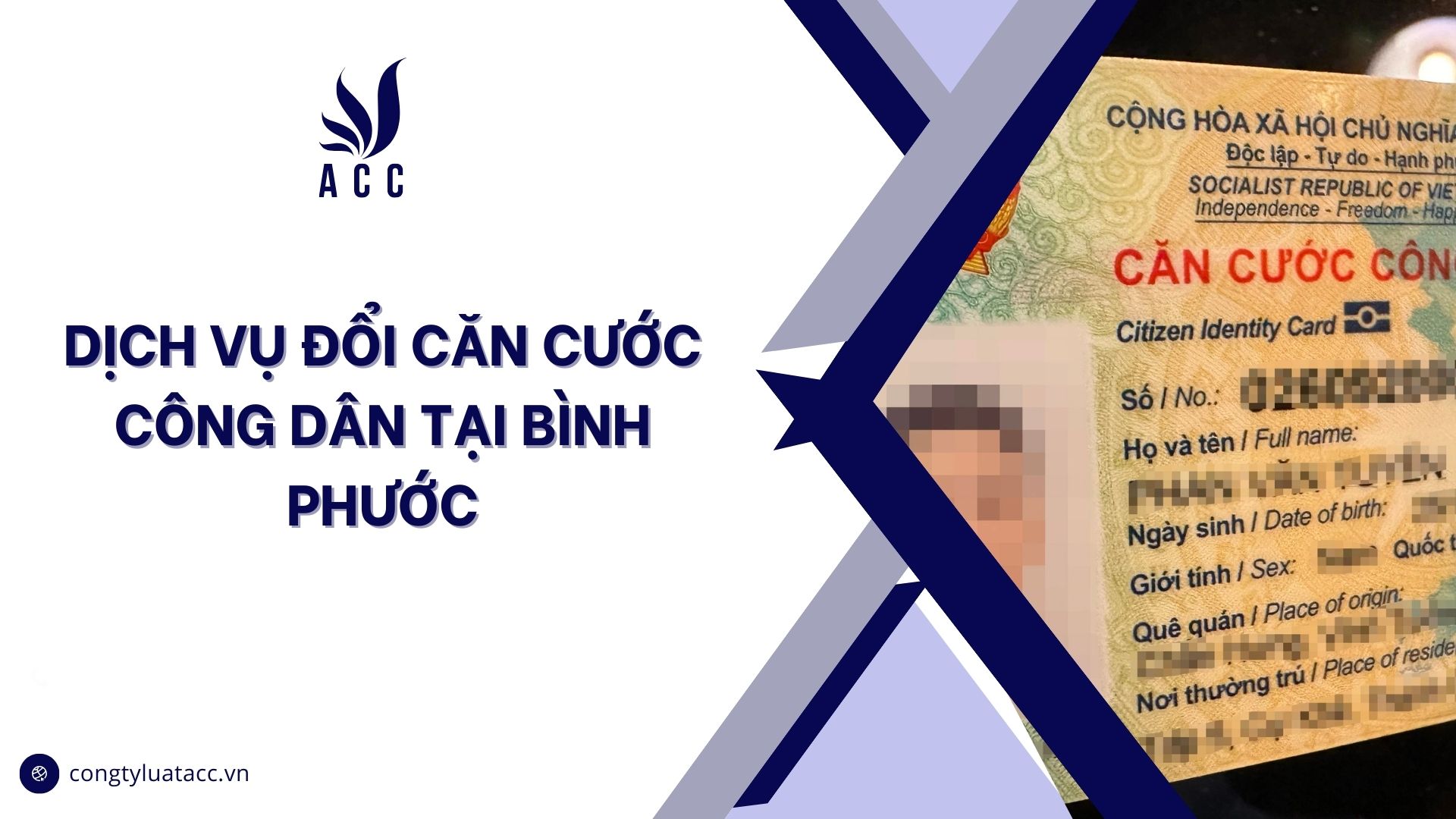 Dịch vụ đổi căn cước công dân tại Bình Phước