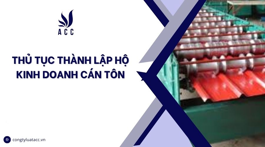 Thủ tục thành lập hộ kinh doanh cán tôn