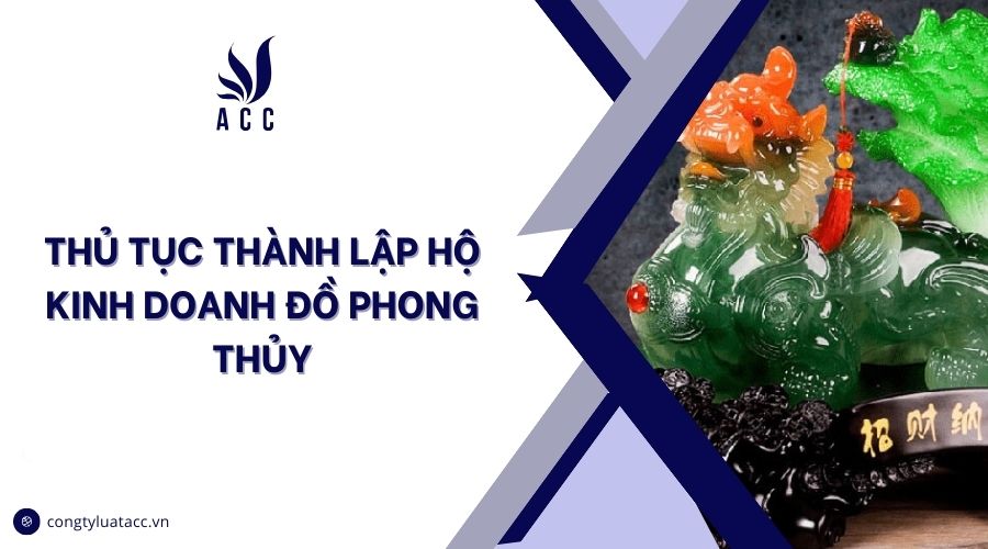 Thủ tục thành lập hộ kinh doanh đồ phong thủy