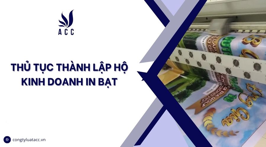 Thủ tục thành lập hộ kinh doanh in bạt