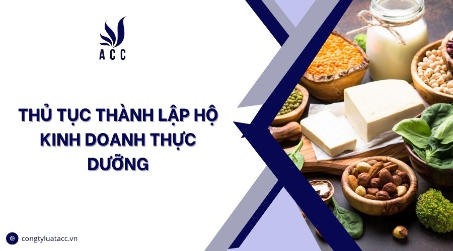 Thủ tục thành lập hộ kinh doanh thực dưỡng