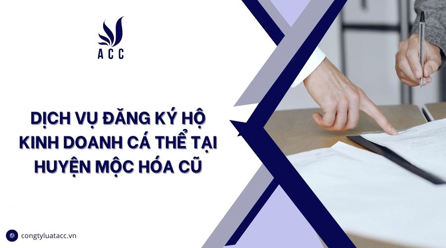 Dịch vụ đăng ký hộ kinh doanh cá thể tại huyện Mộc Hóa cũ
