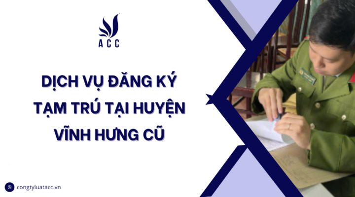 Dịch vụ đăng ký tạm trú tại huyện Vĩnh Hưng cũ