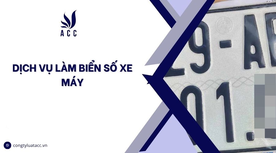 Dịch vụ làm biển số xe máy