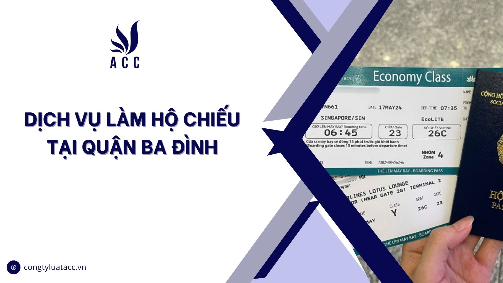 Dịch vụ làm hộ chiếu tại quận Ba Đình cũ