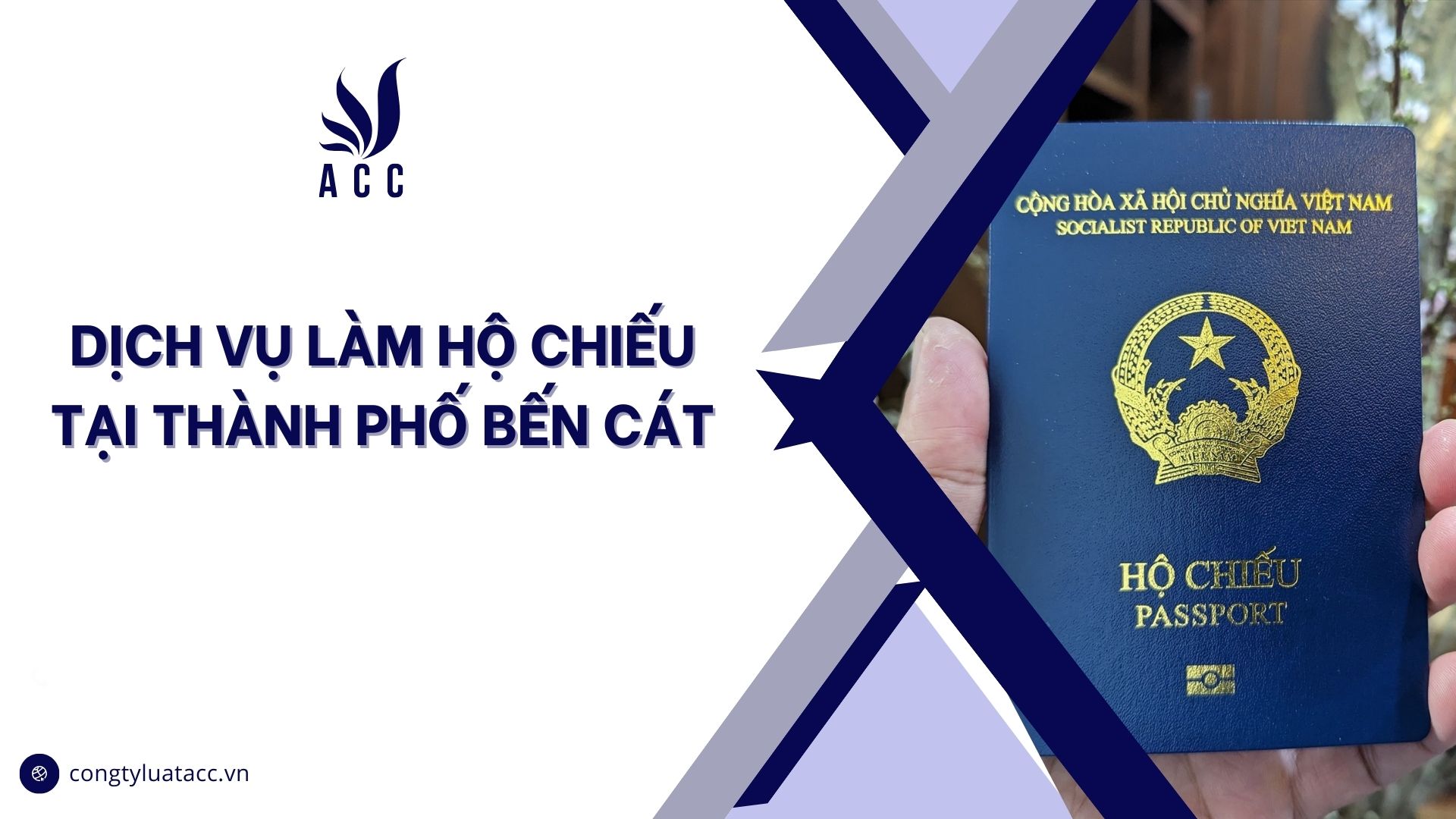 Dịch vụ làm hộ chiếu tại thành phố Bến Cát cũ