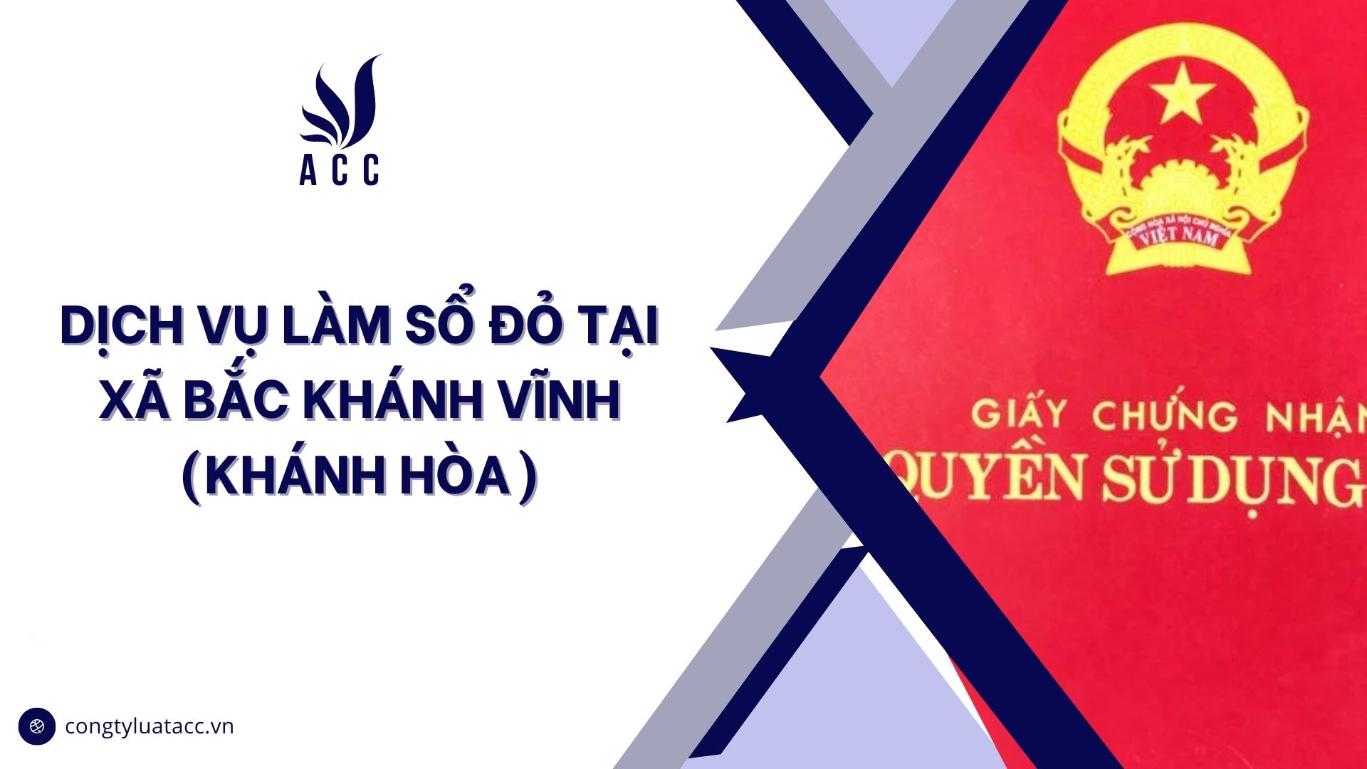 Dịch vụ làm sổ đỏ tại Xã Bắc Khánh Vĩnh (Khánh Hòa)