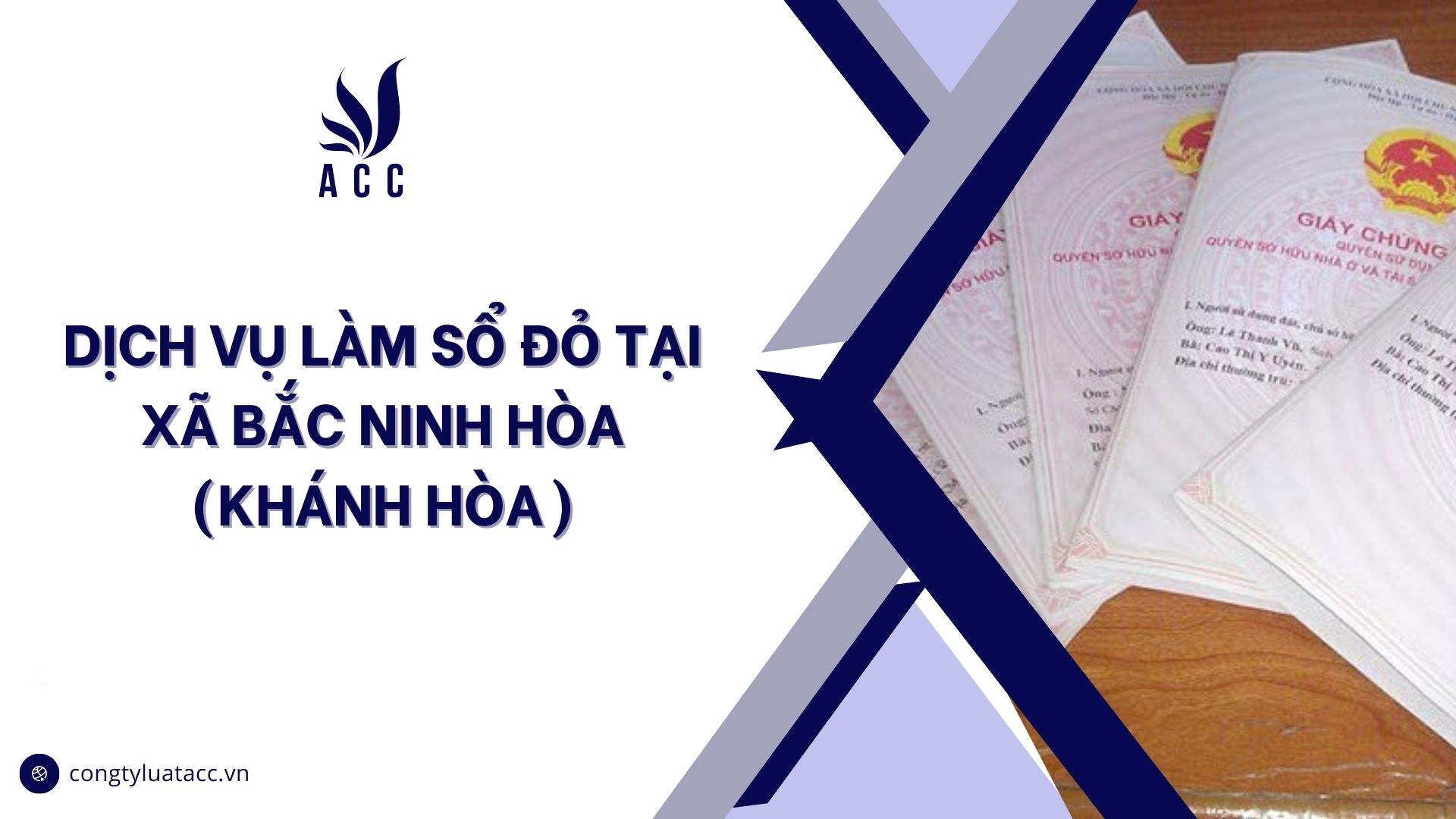Dịch vụ làm sổ đỏ tại Xã Bắc Ninh Hòa (Khánh Hòa)