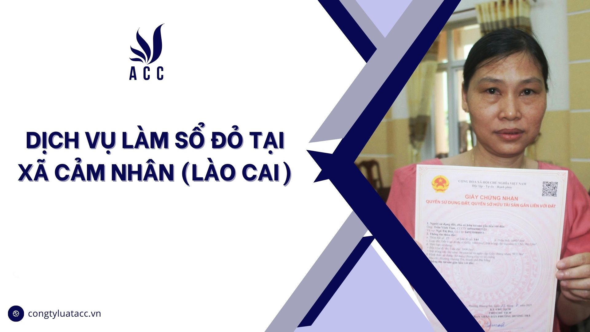 Dịch vụ làm sổ đỏ tại Xã Cảm Nhân (Lào Cai)