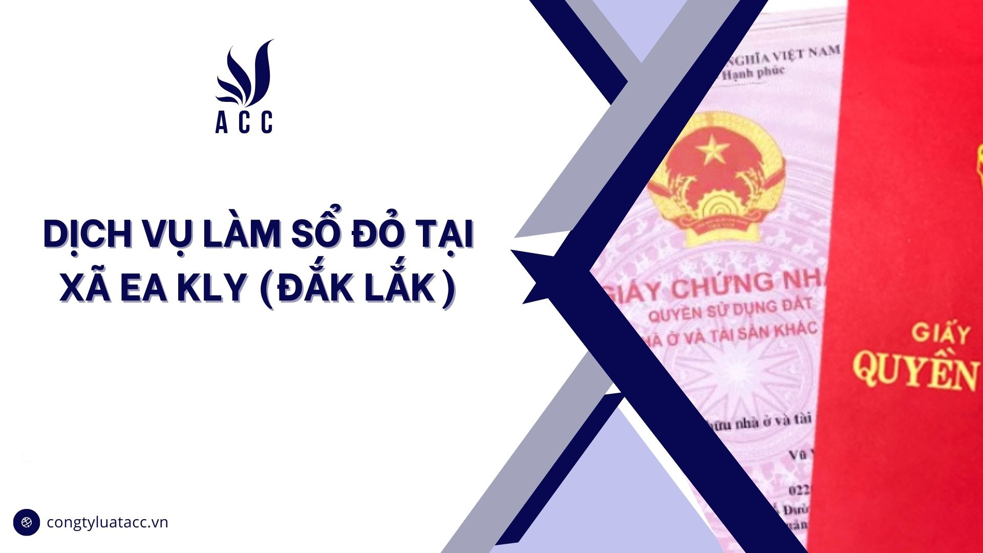 Dịch vụ làm sổ đỏ tại Xã Ea Kly (Đắk Lắk)