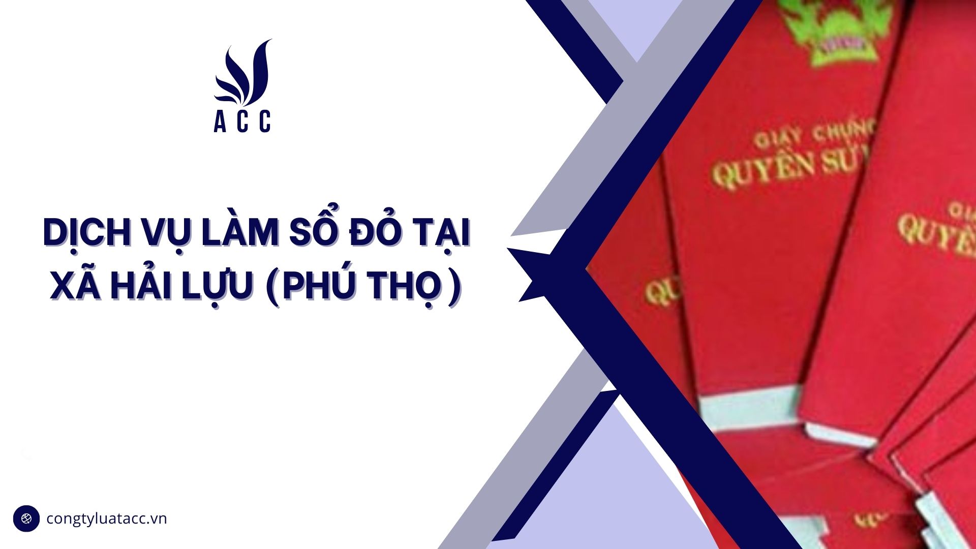 Dịch vụ làm sổ đỏ tại Xã Hải Lựu (Phú Thọ)