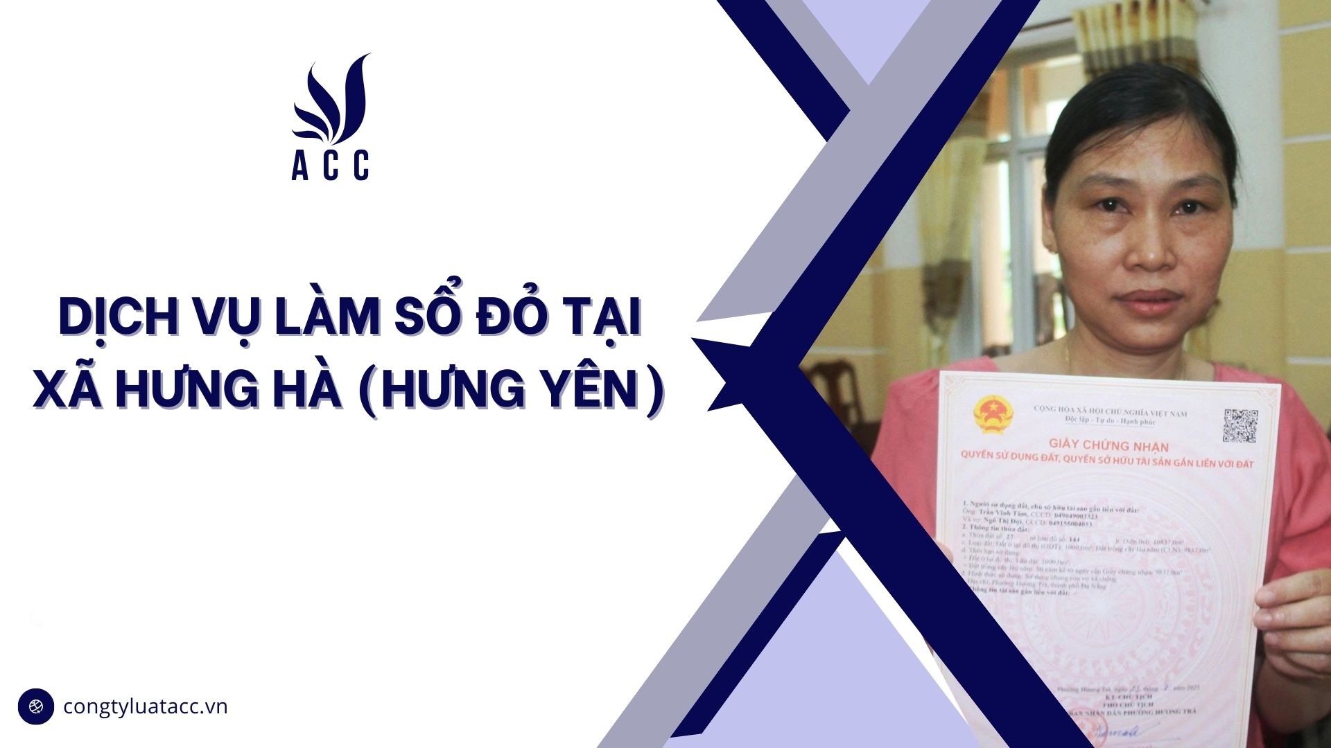 Dịch vụ làm sổ đỏ tại Xã Hưng Hà (Hưng Yên)