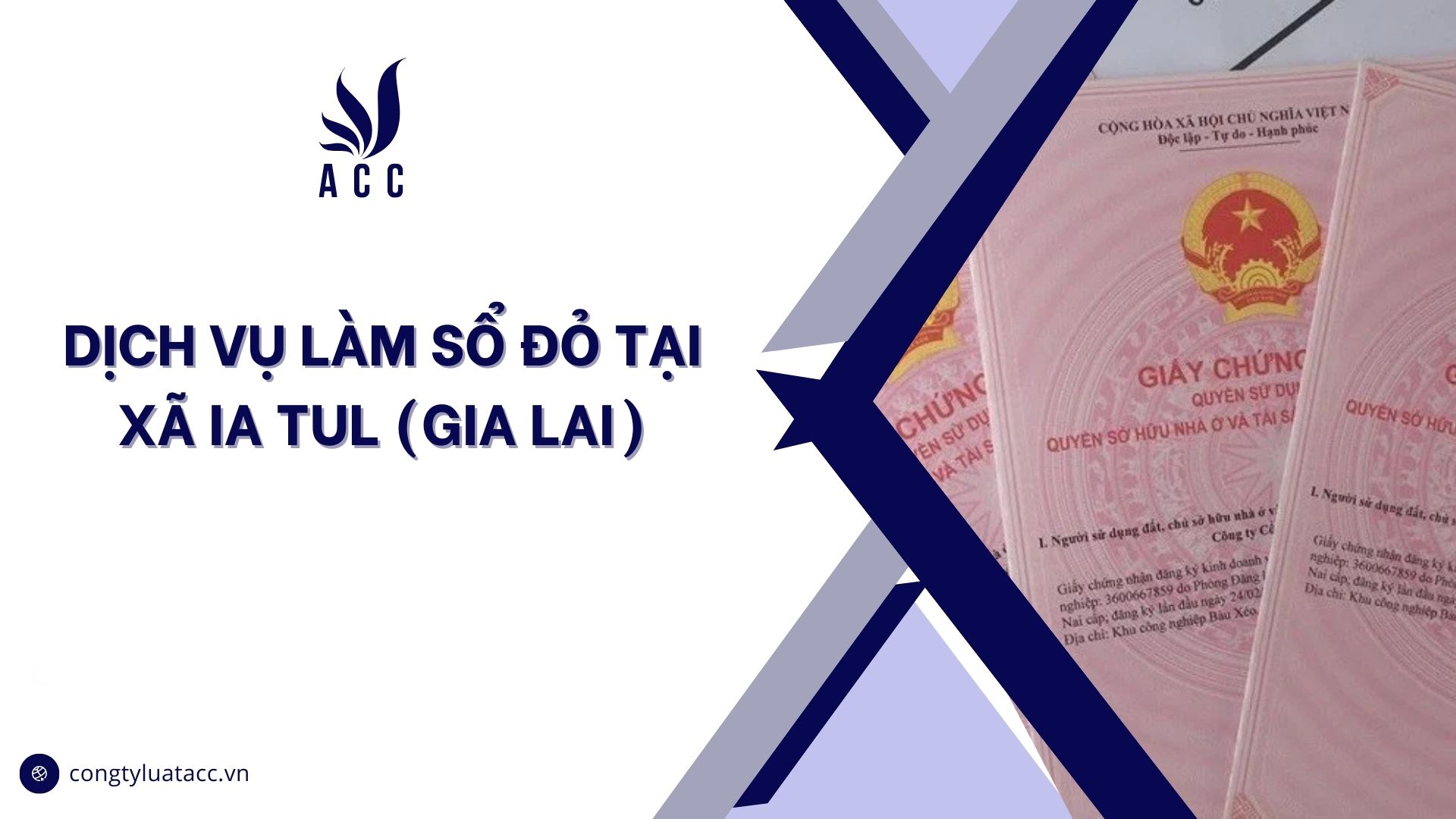 Dịch vụ làm sổ đỏ tại Xã Ia Tul (Gia Lai)
