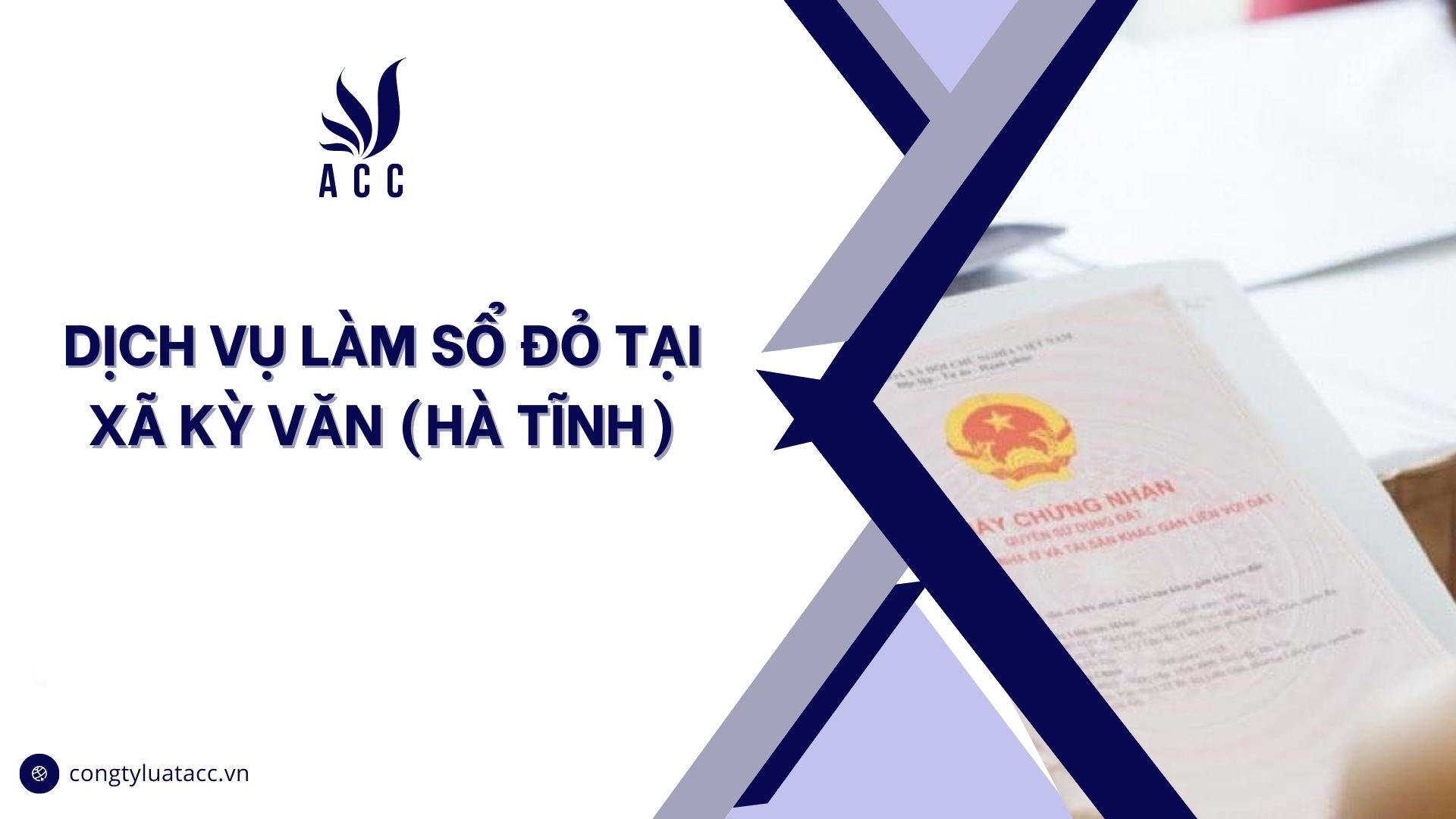 Dịch vụ làm sổ đỏ tại Xã Kỳ Văn (Hà Tĩnh)
