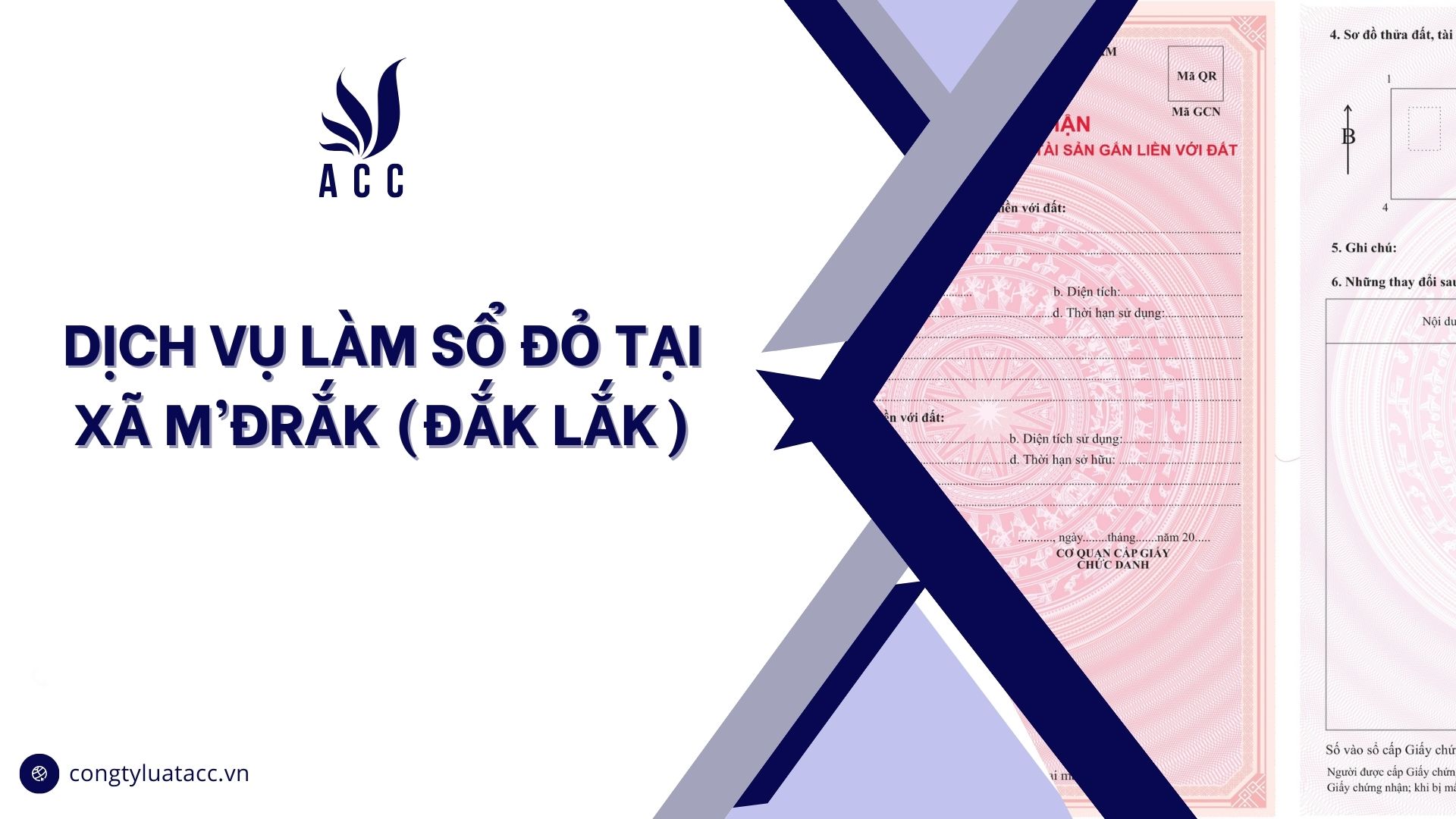 Dịch vụ làm sổ đỏ tại Xã M’Đrắk (Đắk Lắk)