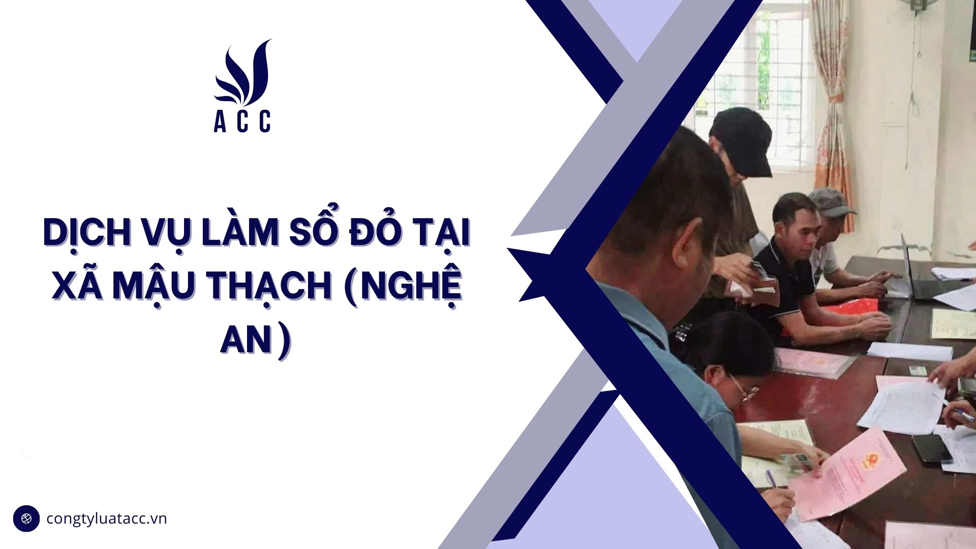 Dịch vụ làm sổ đỏ tại Xã Mậu Thạch (Nghệ An)